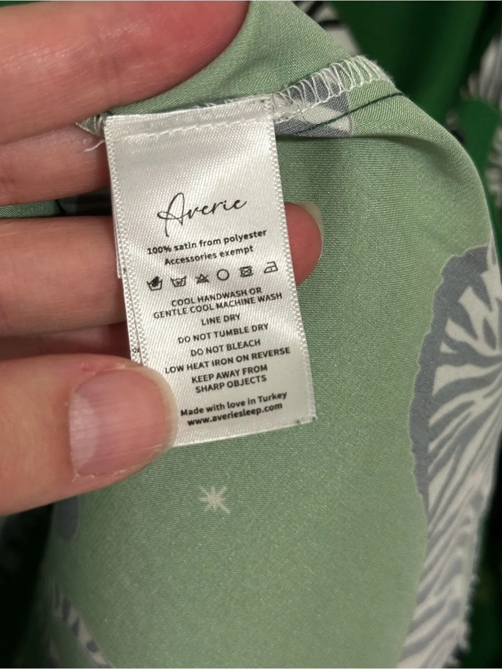Averie Sleep Taavi Zebra Print Pajama Set Size Medium